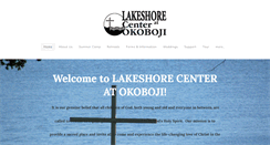 Desktop Screenshot of lakeshorecenteratokoboji.org