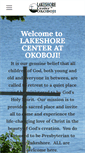 Mobile Screenshot of lakeshorecenteratokoboji.org